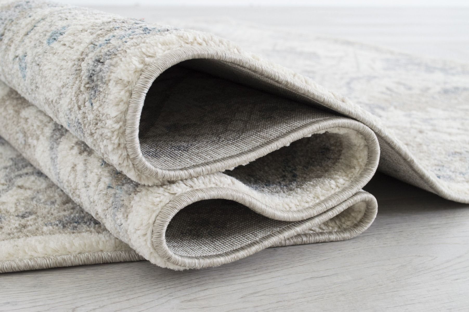 Cream/Gray/Ivory/Beige-Faded, Oriental Distressed