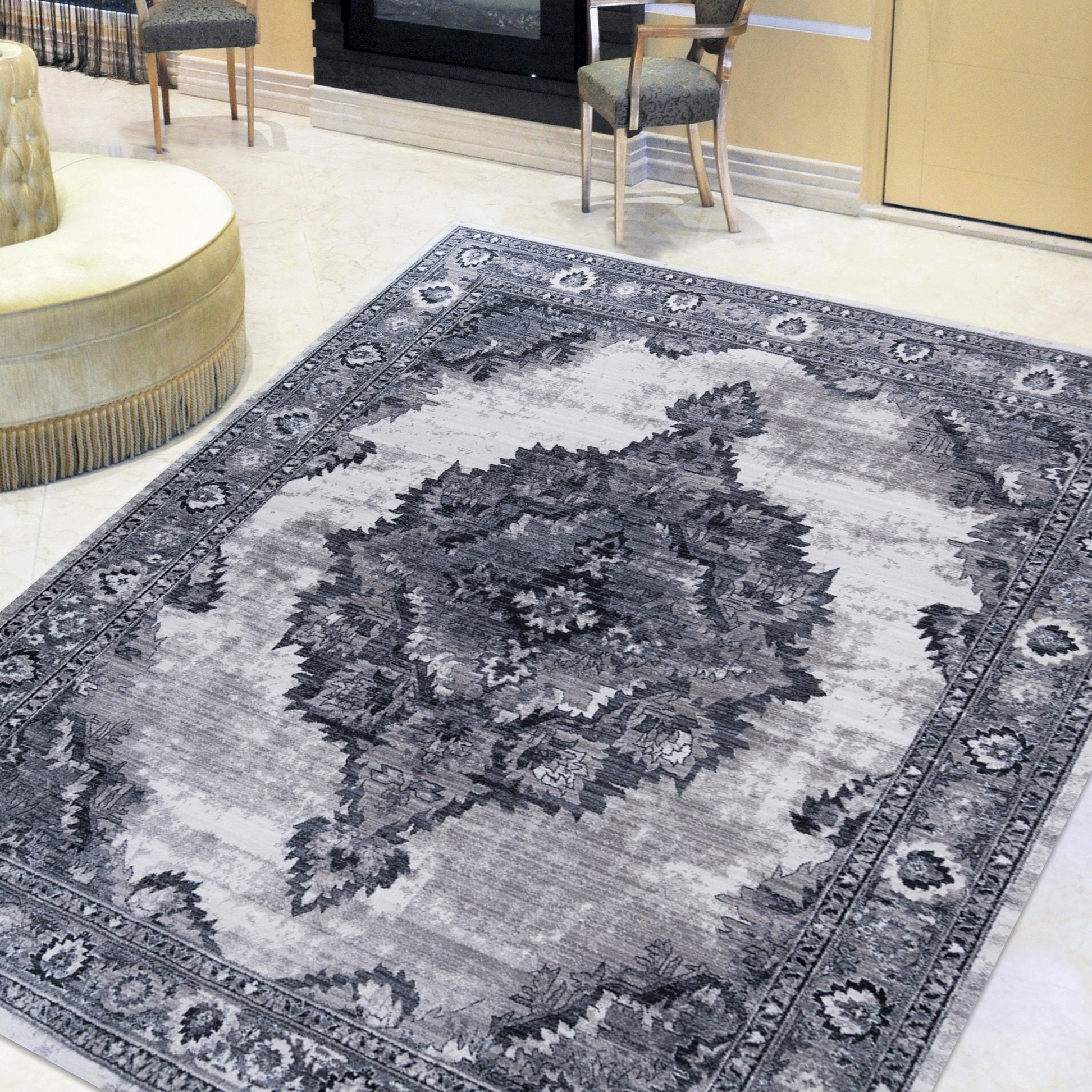 Bohemian Distressed Rug #66