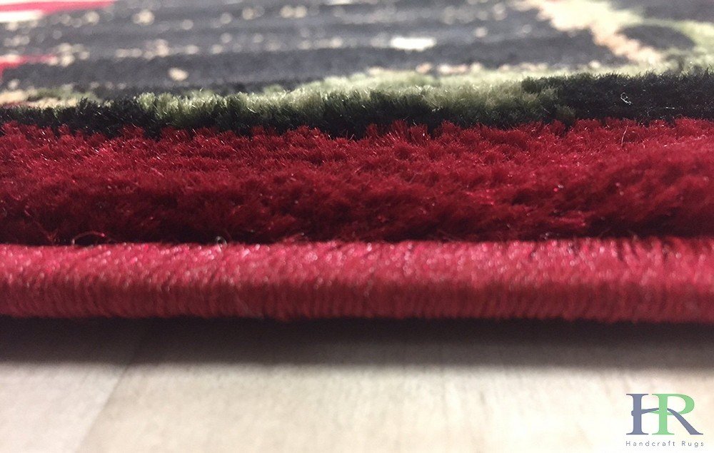 HR Santa Rug Red Holiday Rugs (Approximately 3 ft. by 5 ft.)