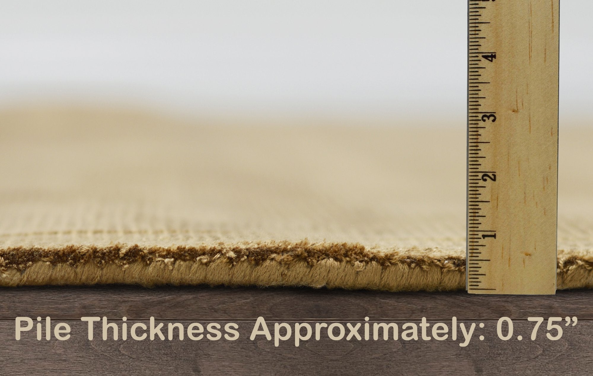 Honey Color Rugs Viscose Ultra-Soft Hand Knotted in India Rugs for Dining Room