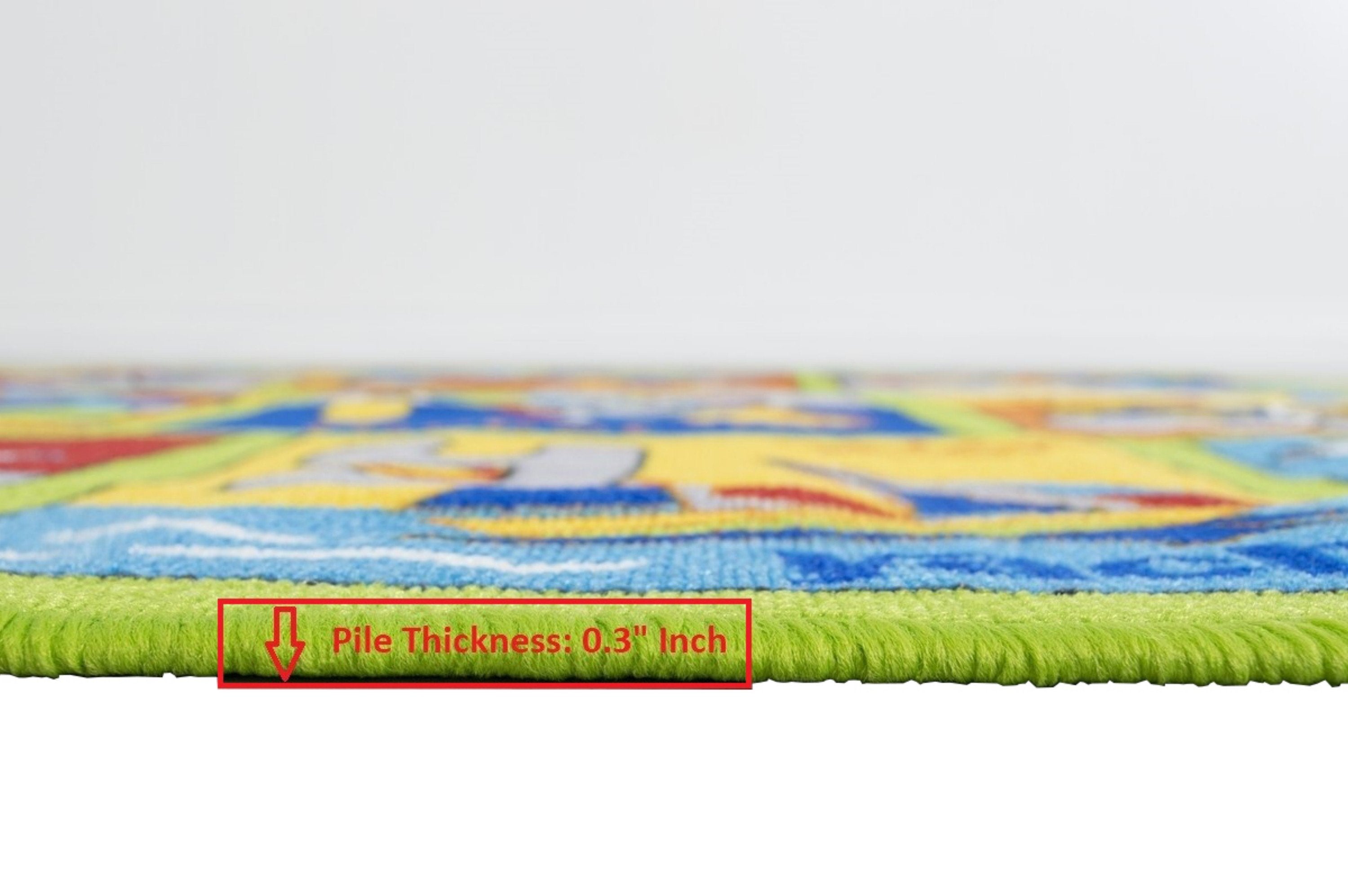 ABC-2 Green Non-Slip Rug