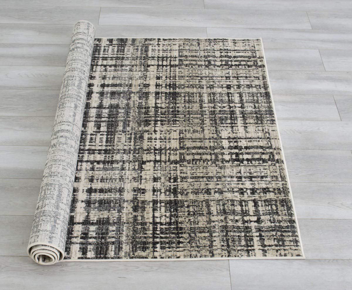 Checkered Abstract Pattern Distressed- Modern Vintage #98