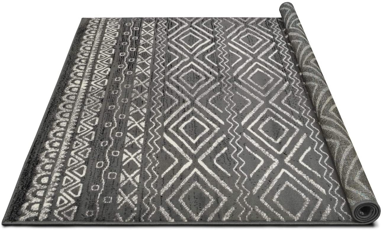 Southwestern Rug for Living Room Antiqued Trellis Gray and White Area Rug Boho D????cor Rugs for Bedroom