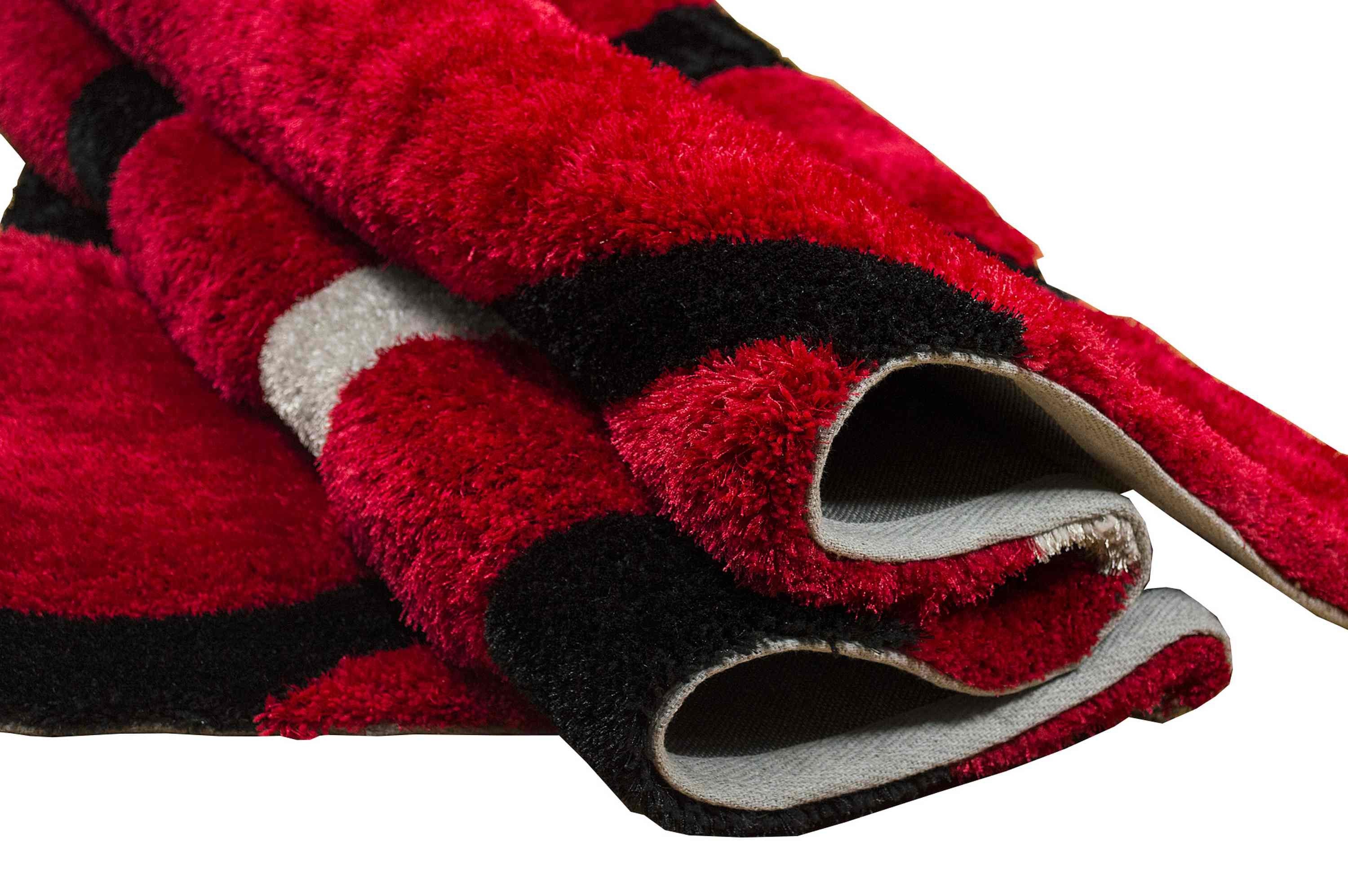 3-D Hand Carved Shaggy Rug #06