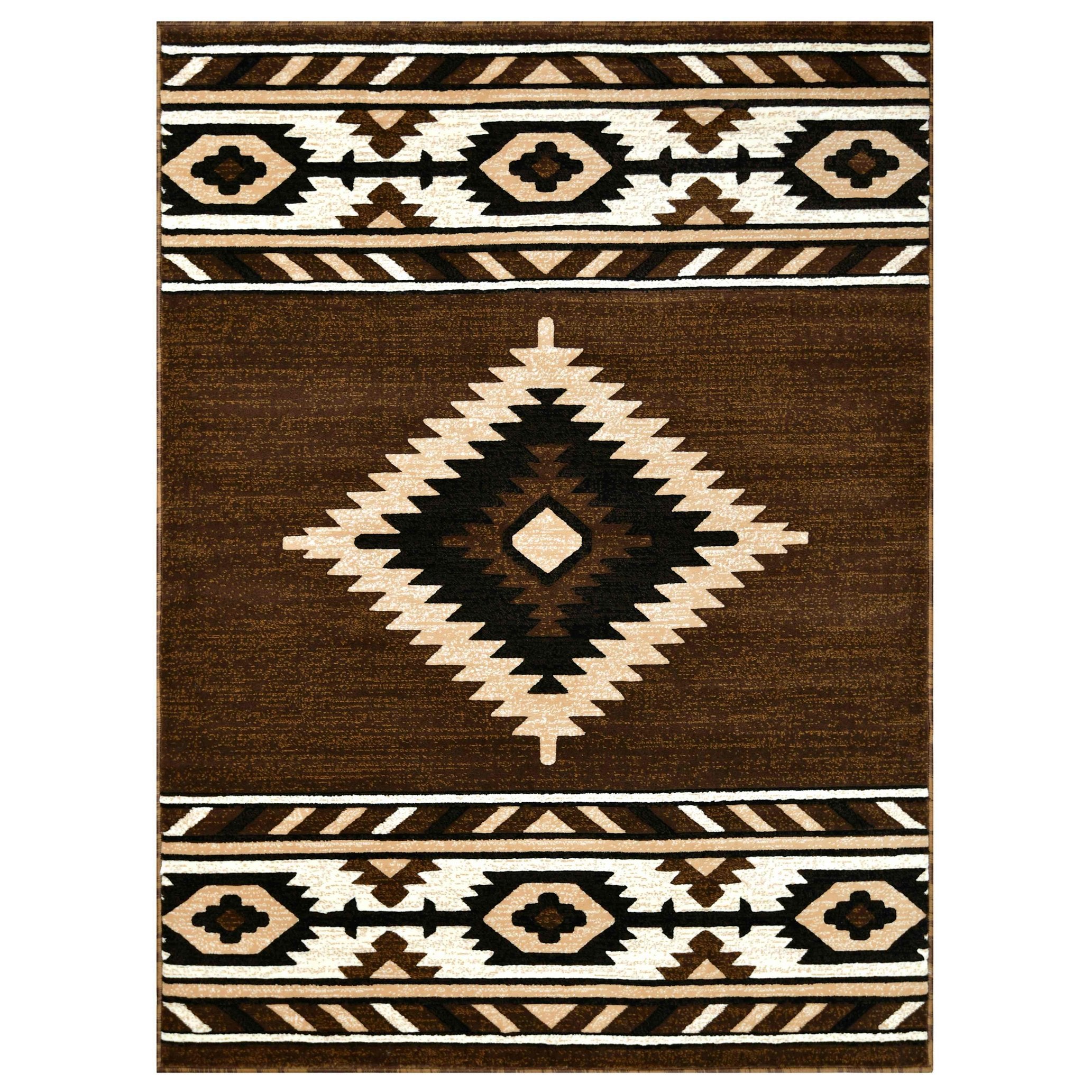 HR Southwestern Rugs Tribal Medallion #1241