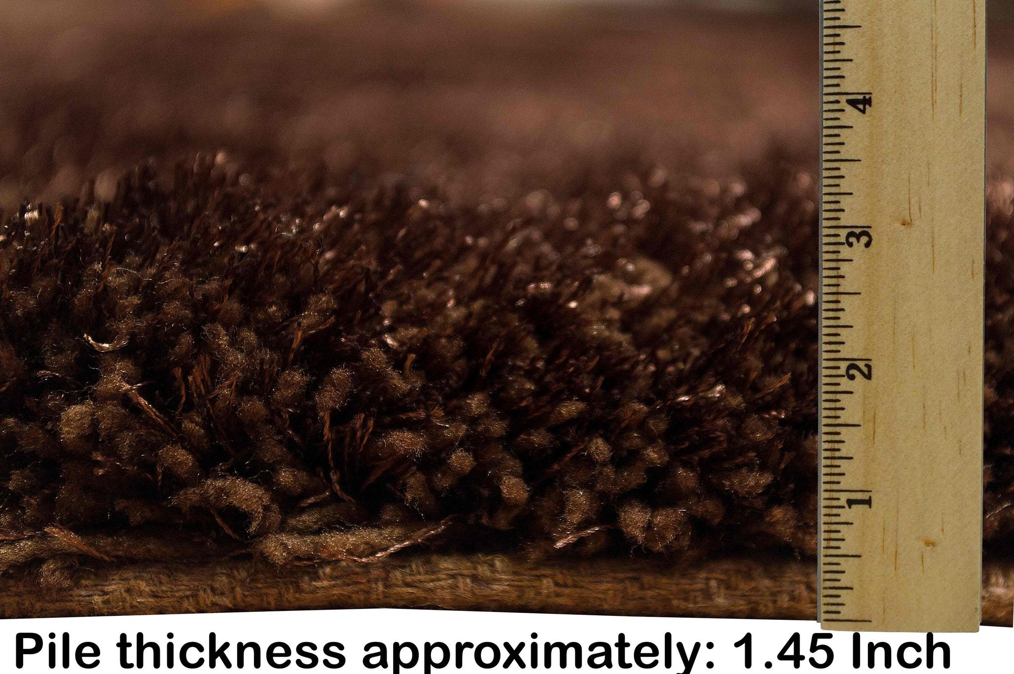 3-D Hand Carved Shaggy Rug - Soft Modern Colors