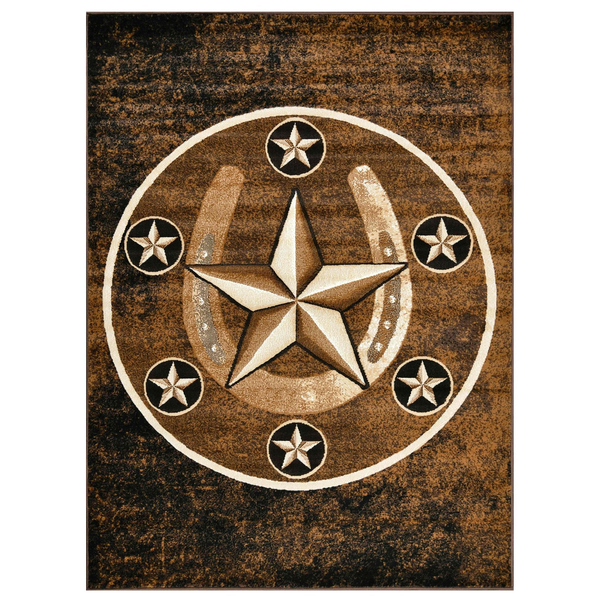 Texas Star Cowboy Area Rug For Livingroom #64