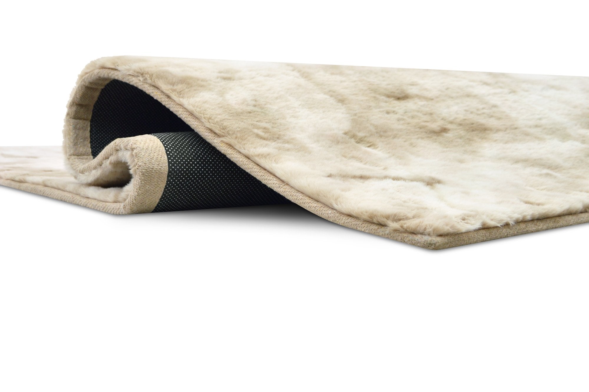 Fur Faux Rug Non-Slip Backing