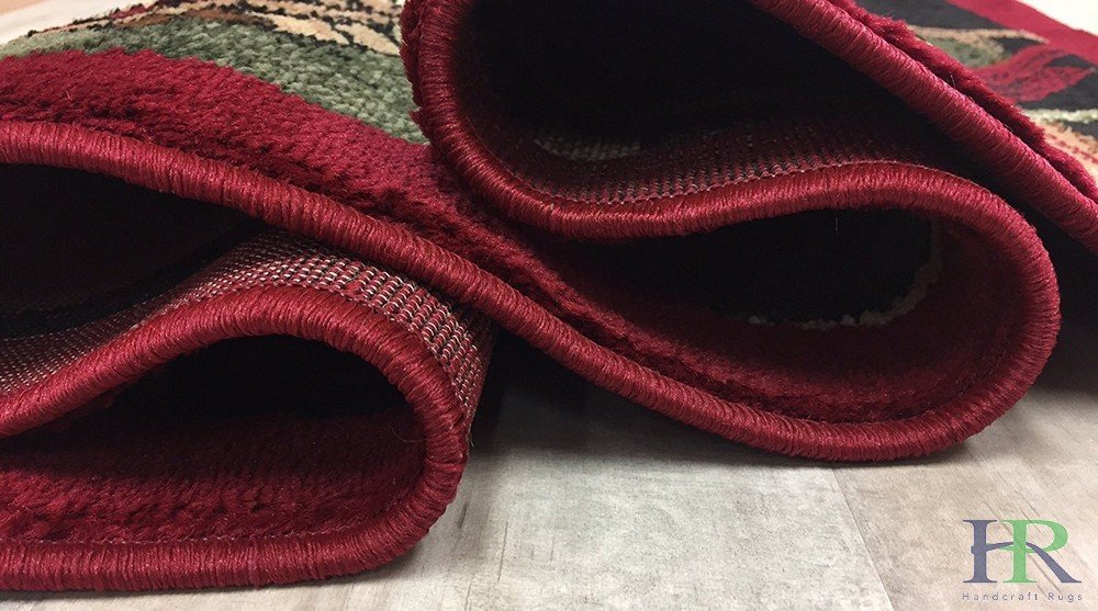 HR Santa Rug Red Holiday Rugs (Approximately 3 ft. by 5 ft.)