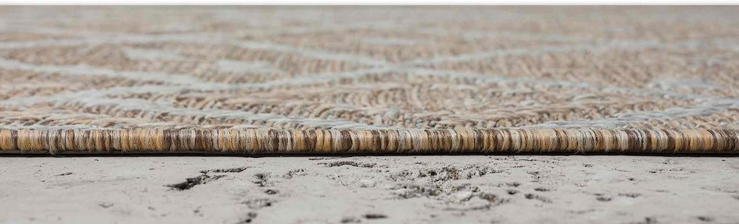 Waterproof Moroccan Outdoor Rug – Diamond Pattern – 5x7 & 8x10 Size