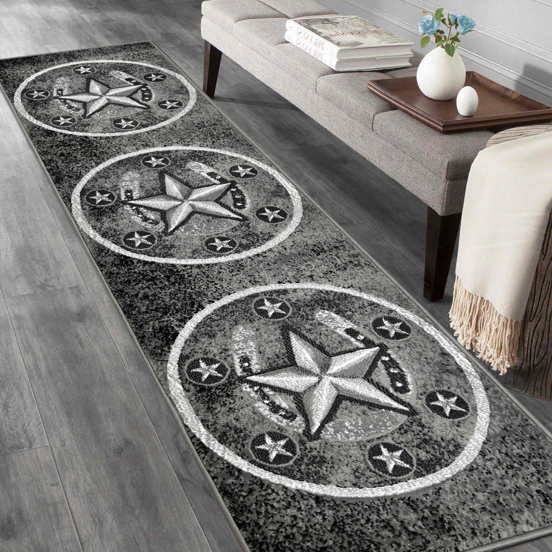 Texas Star Cowboy Area Rug For Livingroom #64