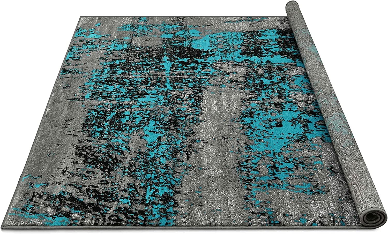 Modern Contemporary Abstract Area Rug #279