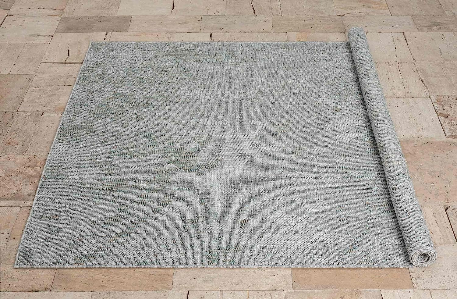 Waterproof Abstract Outdoor Rug - Fade Resistant & Easy Clean