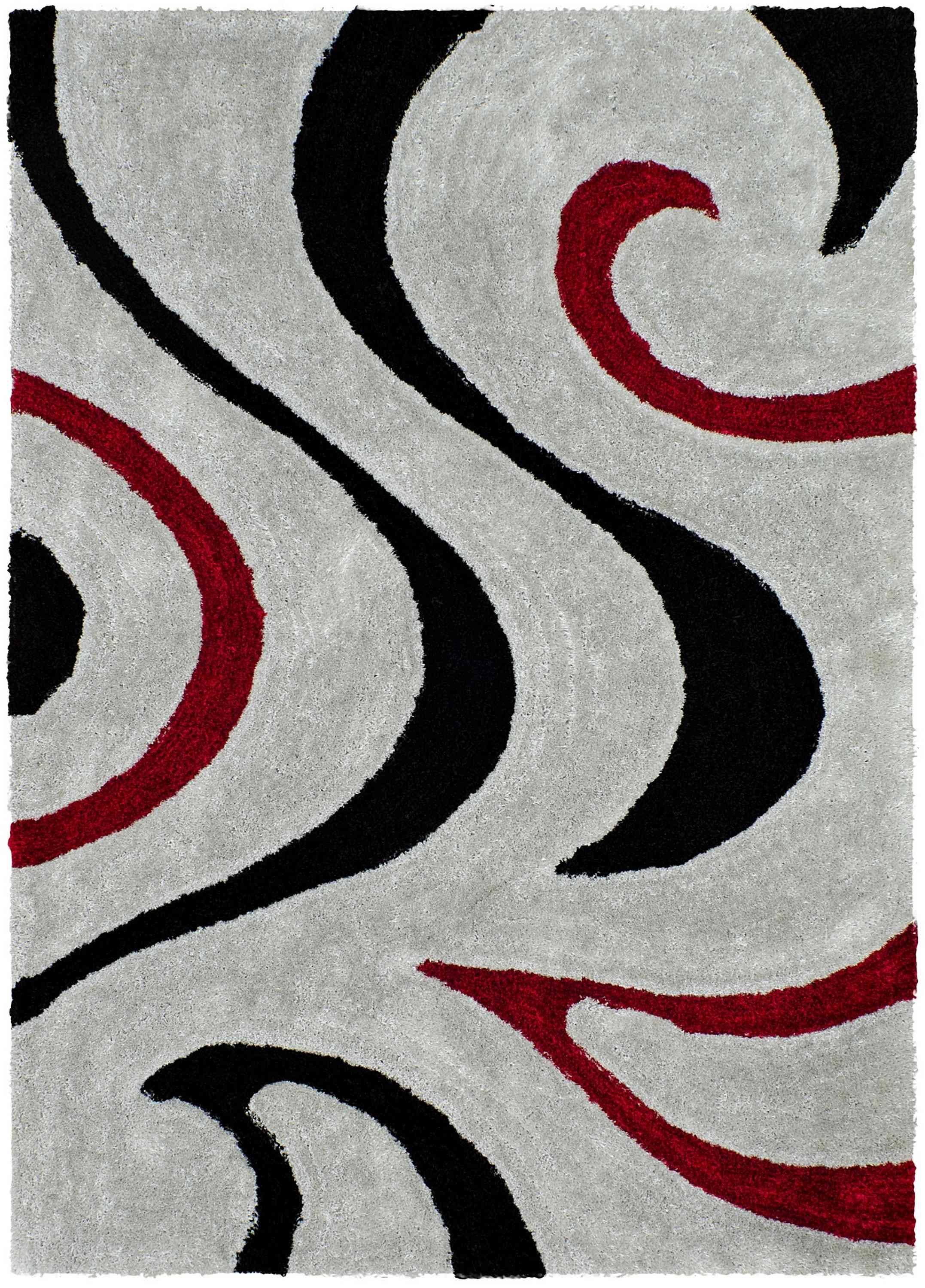 3-D Hand Carved Shaggy Rug #06