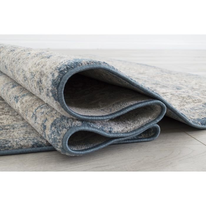 Cream/Gray/Ivory/Beige-Faded, Oriental Distressed – Modern Vintage Design– Abstract, Persian Rug