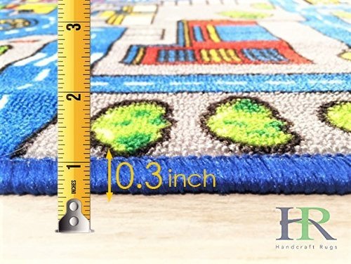 Kids Car Road Rugs Town Map