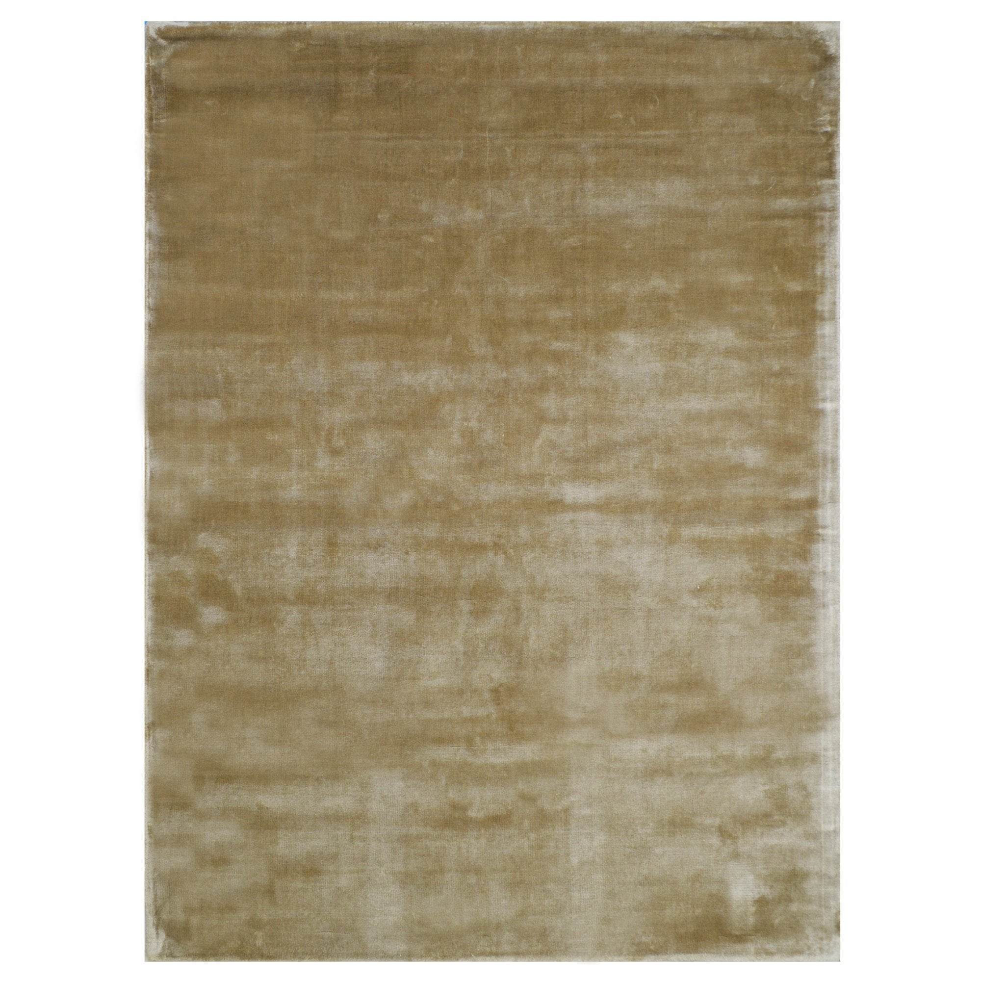 Champagne Color Rugs Viscose Ultra-Soft Hand Knotted in India Rugs for Dining Room