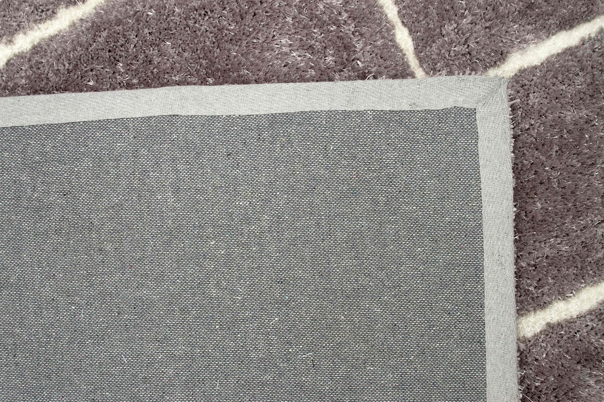 3-D Hand Carved Shaggy Rug - Soft Modern Colors