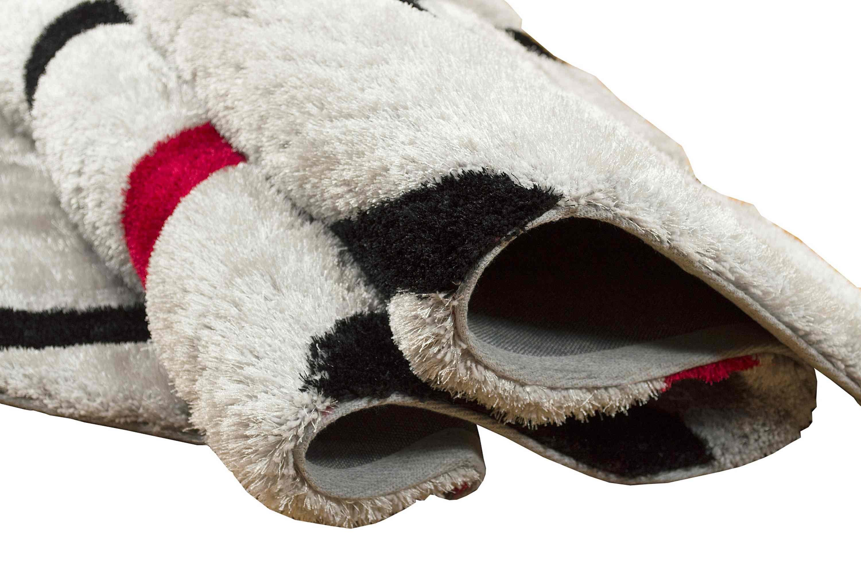 3-D Hand Carved Shaggy Rug #06