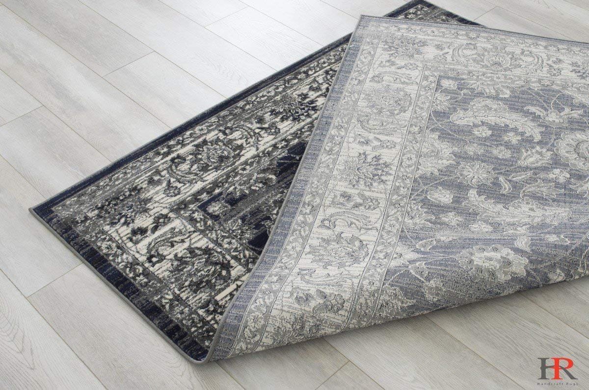 Ziegler Pattern Distressed Rug #91