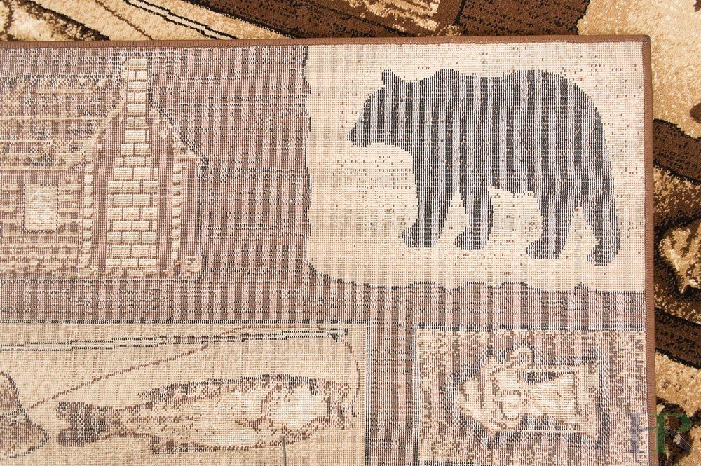 HR Fish Cabin Rug, Lodge