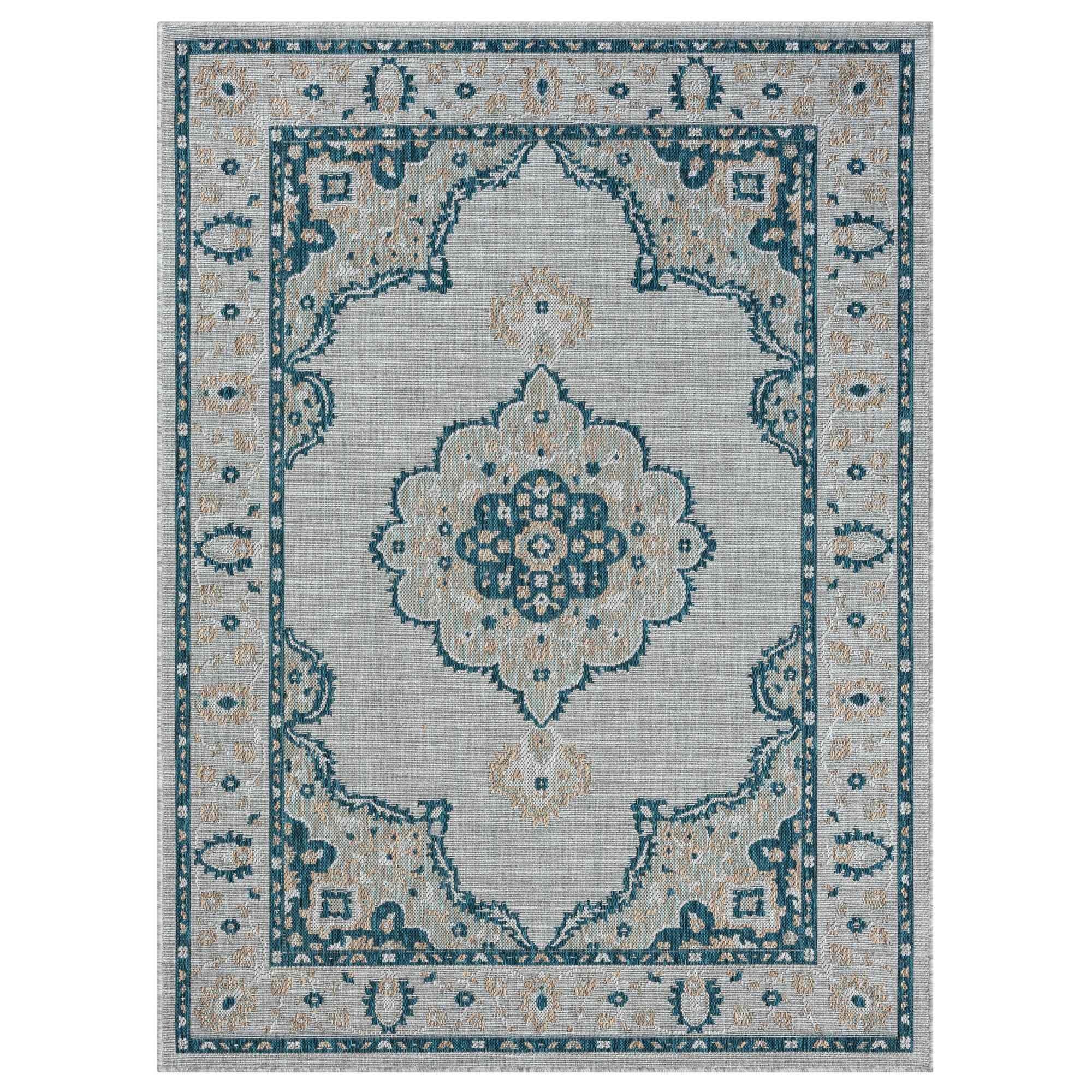 Bohemian Outdoor Rug – Waterproof and Fade-Resistant – 5x7 & 8x10 Sizes