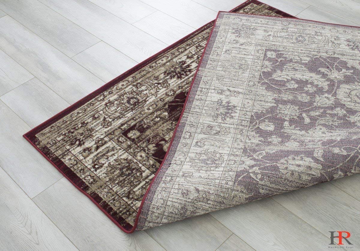 Ziegler Pattern Distressed Rug #91