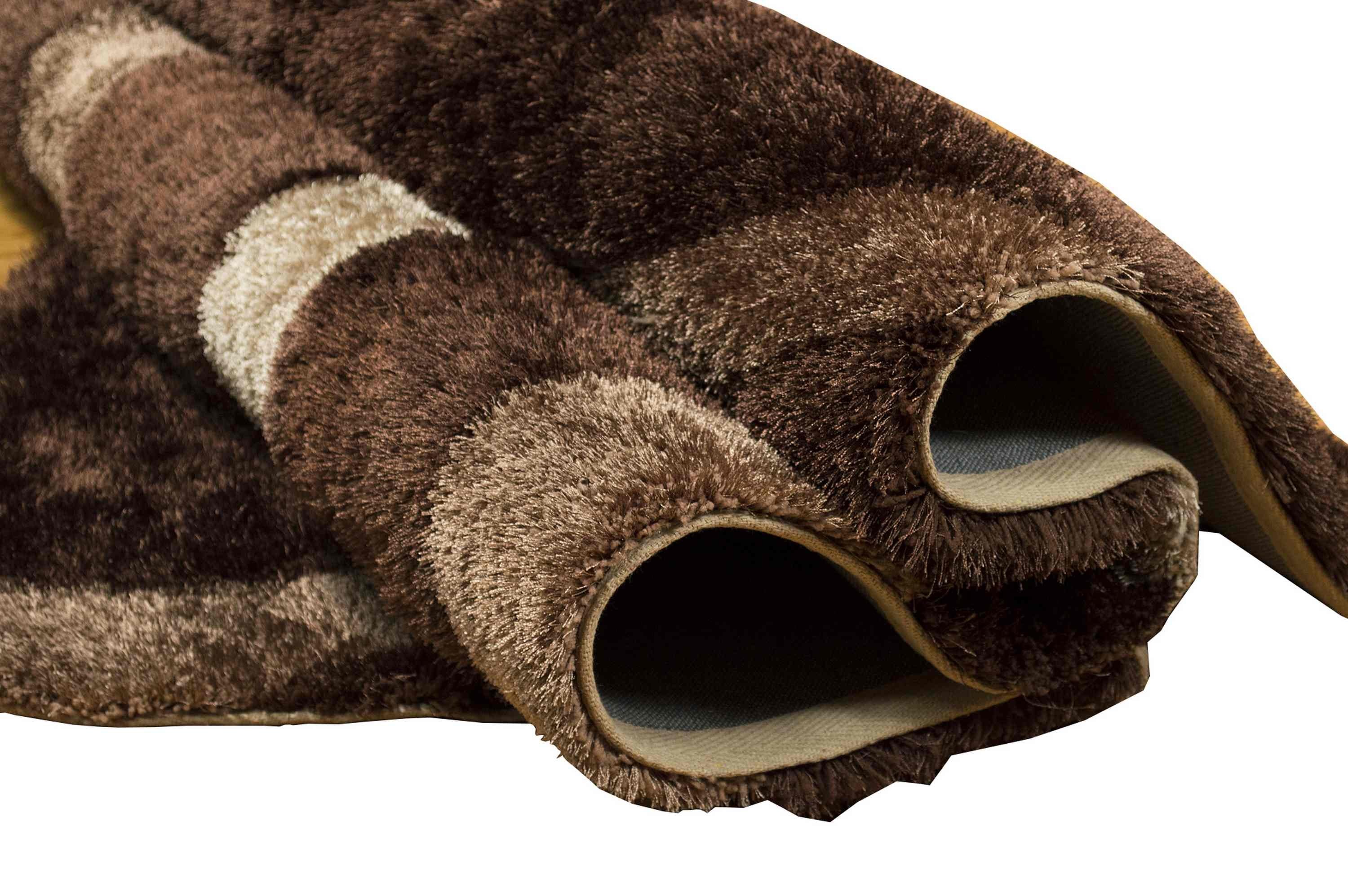 3-D Hand Carved Shaggy Rug #06