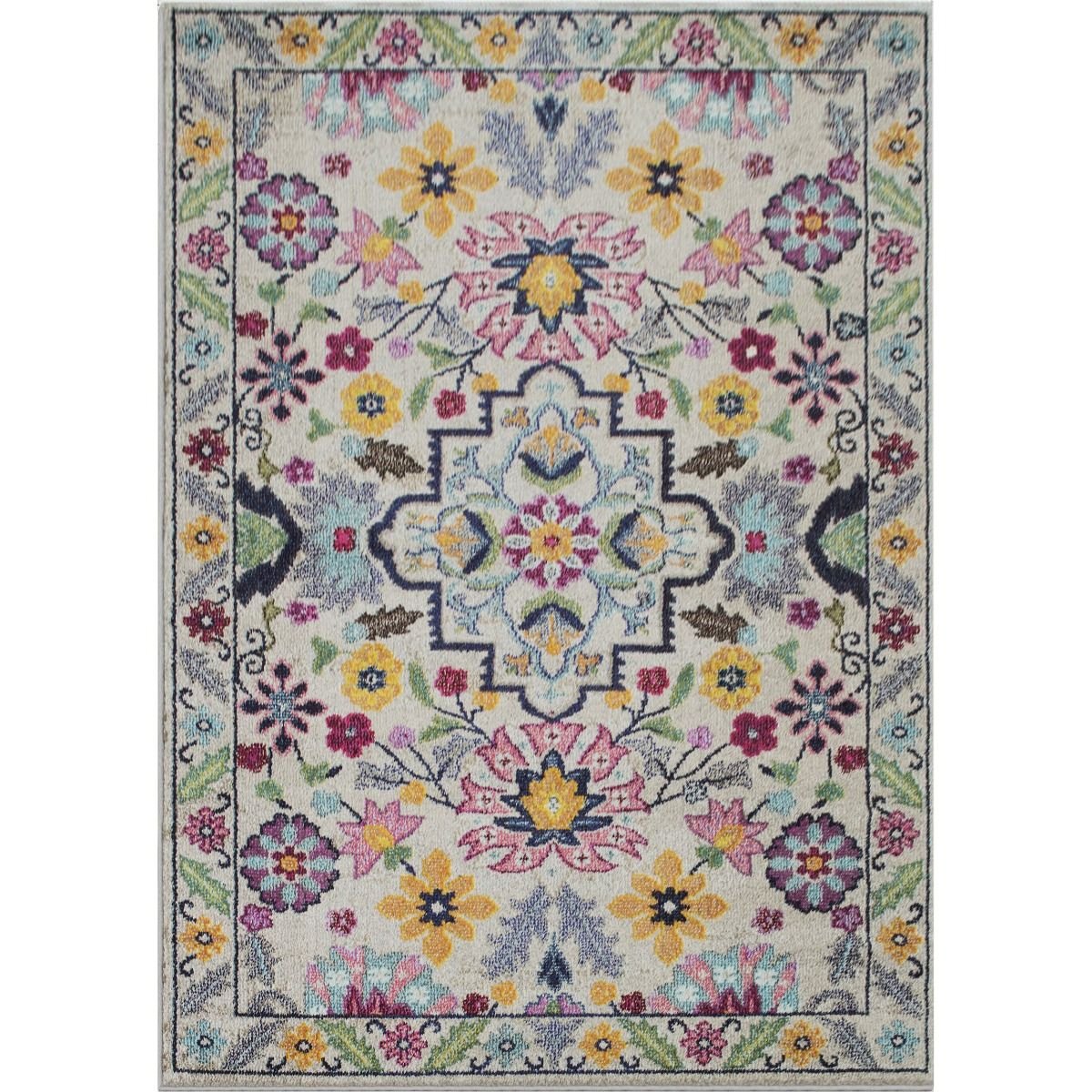 Faded Distressed Tabriz Vintage Area Rug #31