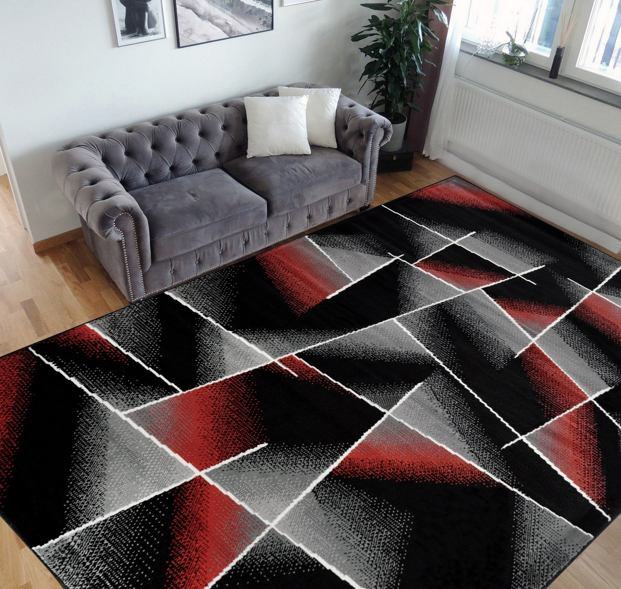 Square Rug Comfy shed Free Stain Resistant 41