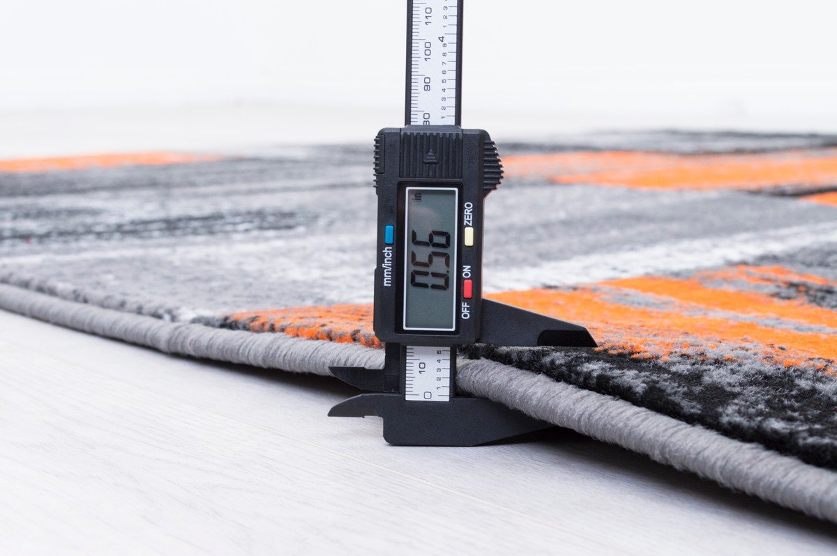 Modern Mixed Brush Color Pattern Area Rug – Various Sizes Available in Gray, Red, Beige, Blue, Lava, Orange, Electric Green, Yellow, Chocolate