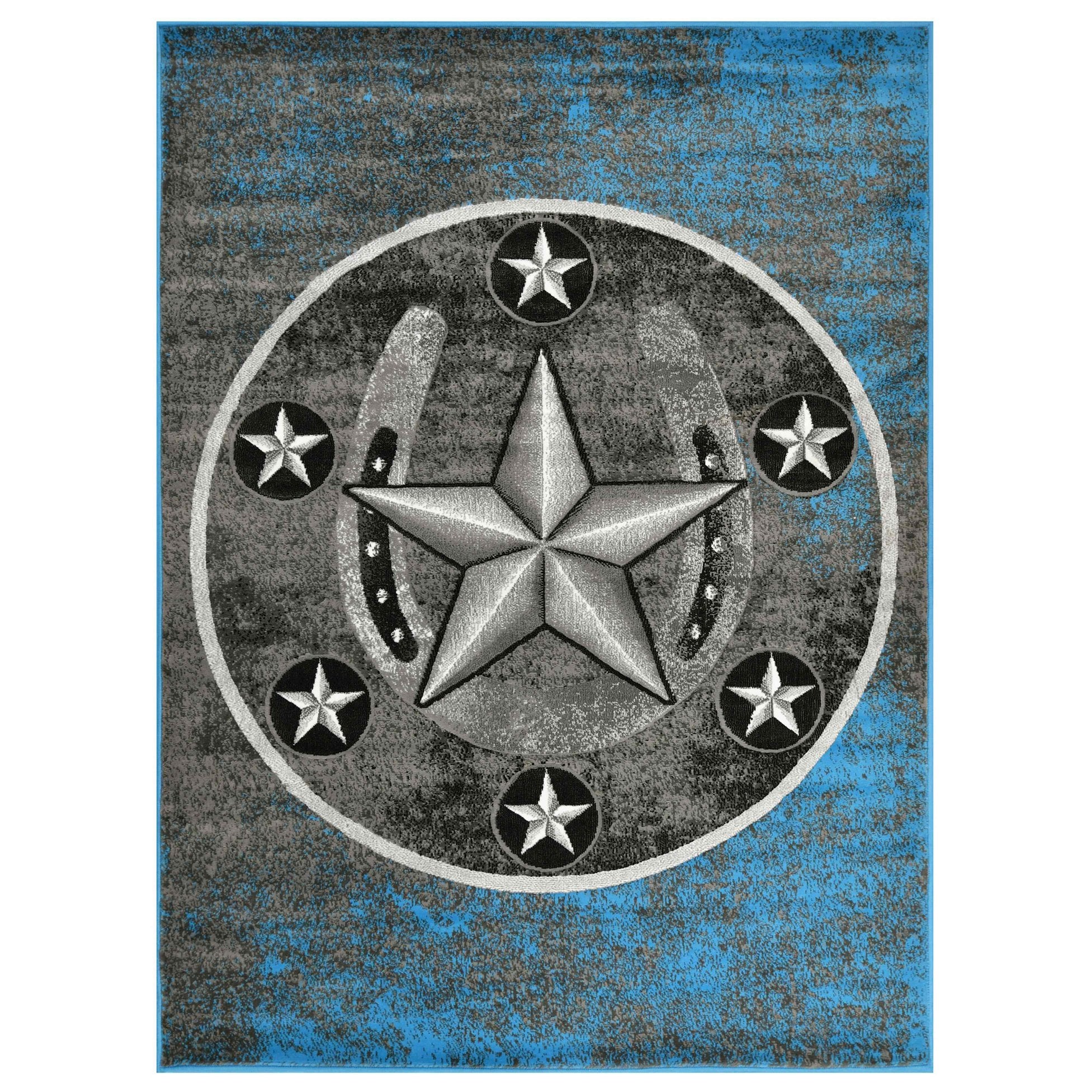 Texas Star Cowboy Area Rug For Livingroom #64