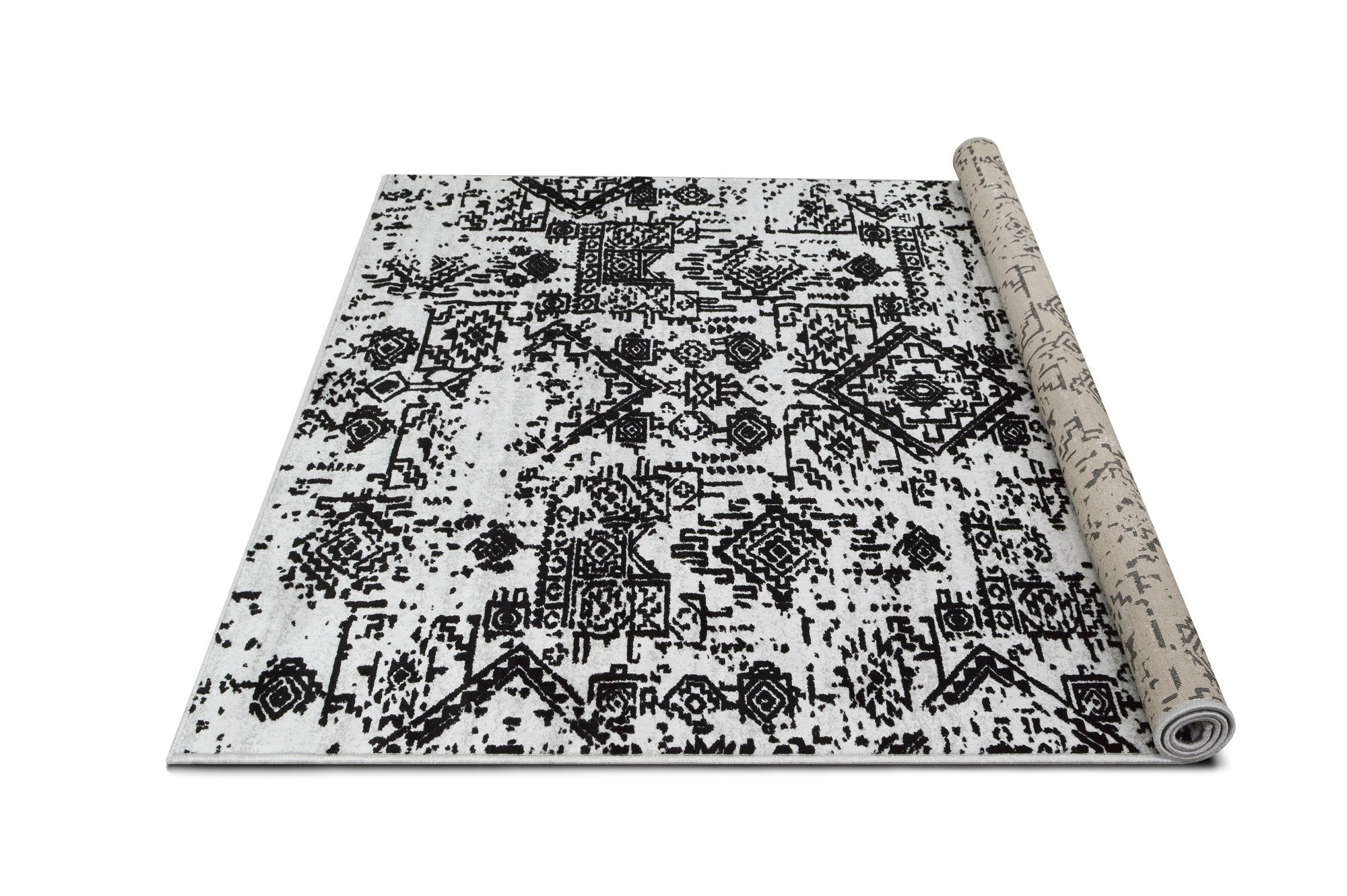 Rugs Bohemian Ultra-Soft, Easy Clean -Vintage Distressed 03