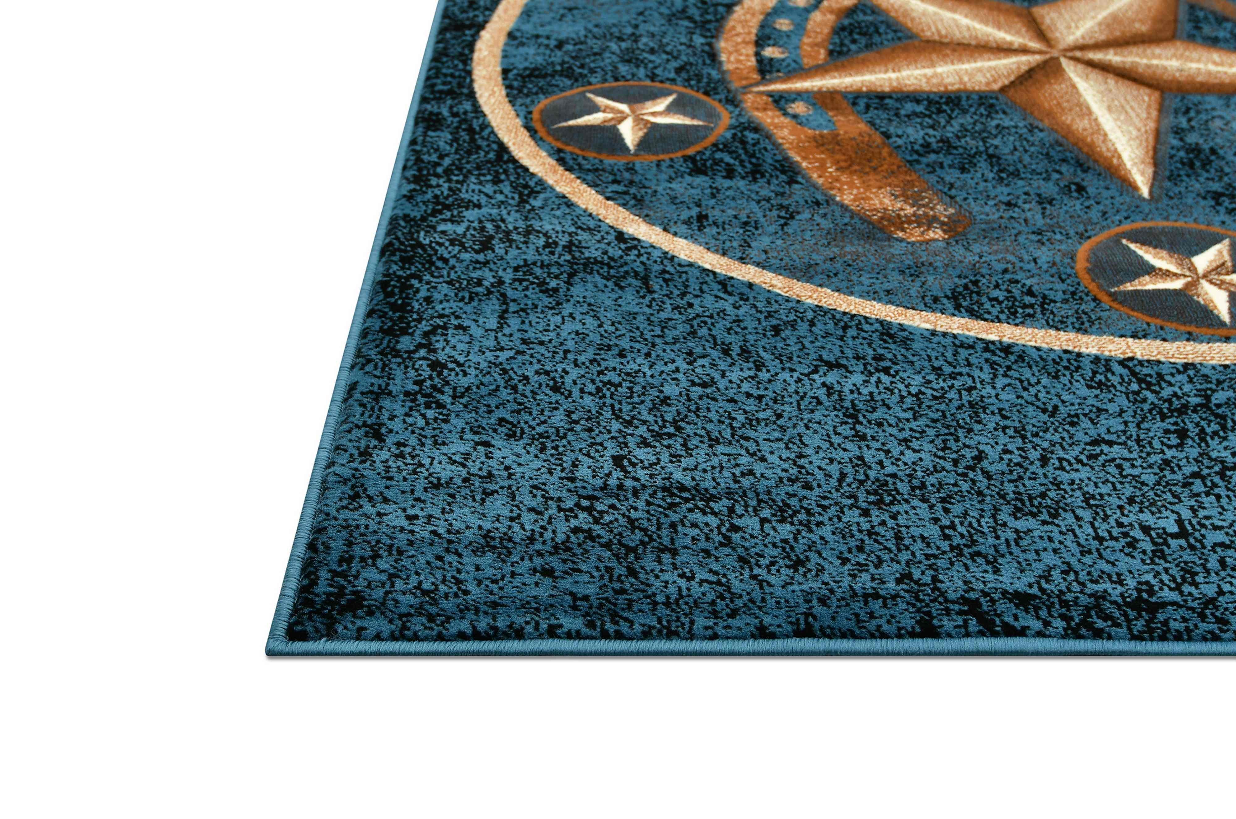 Texas Star Cowboy Area Rug For Livingroom #64