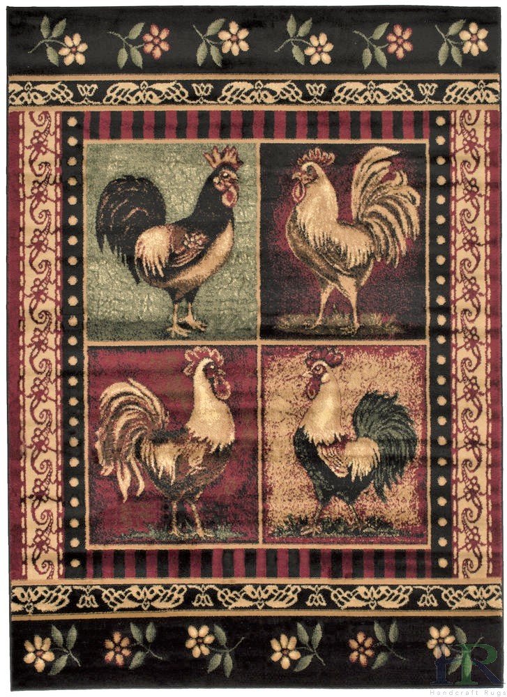 HR Rooster Rug