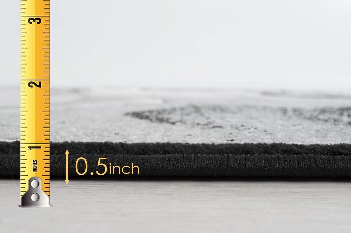 Swirls Abstract Design Hand Carved Rugs #10