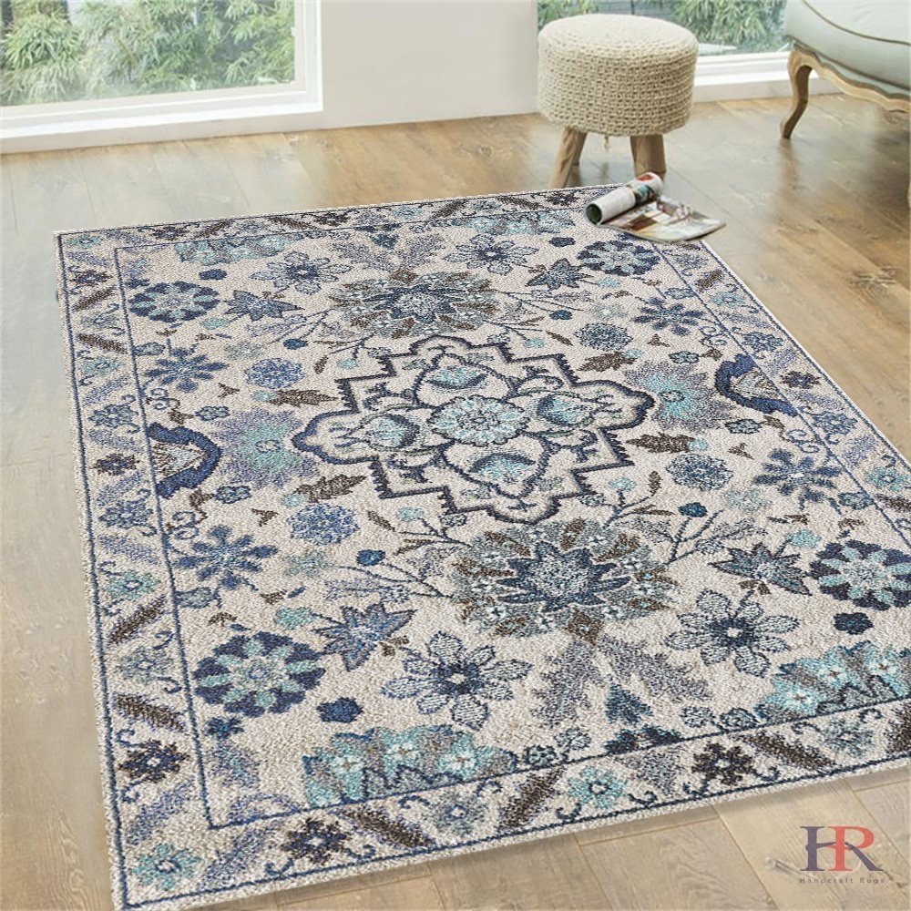 Faded Distressed Tabriz Vintage Area Rug #31