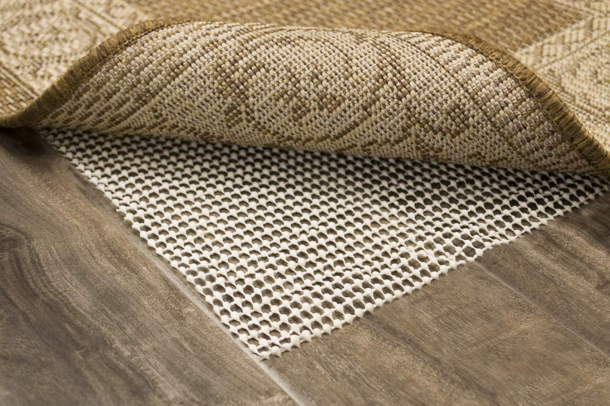 Area Rug Gripper Pad Hard Floor, Size-Color Variation Provides Protection/Cushion
