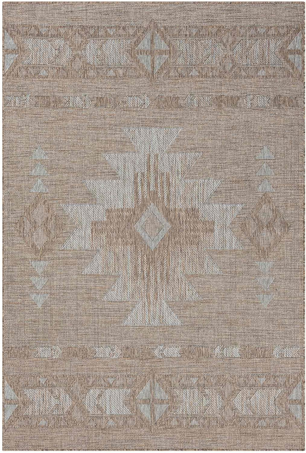 Southwestern Navajo Outdoor Rug – Waterproof and Fade-Resistant – 5x7 & 8x10 Sizes