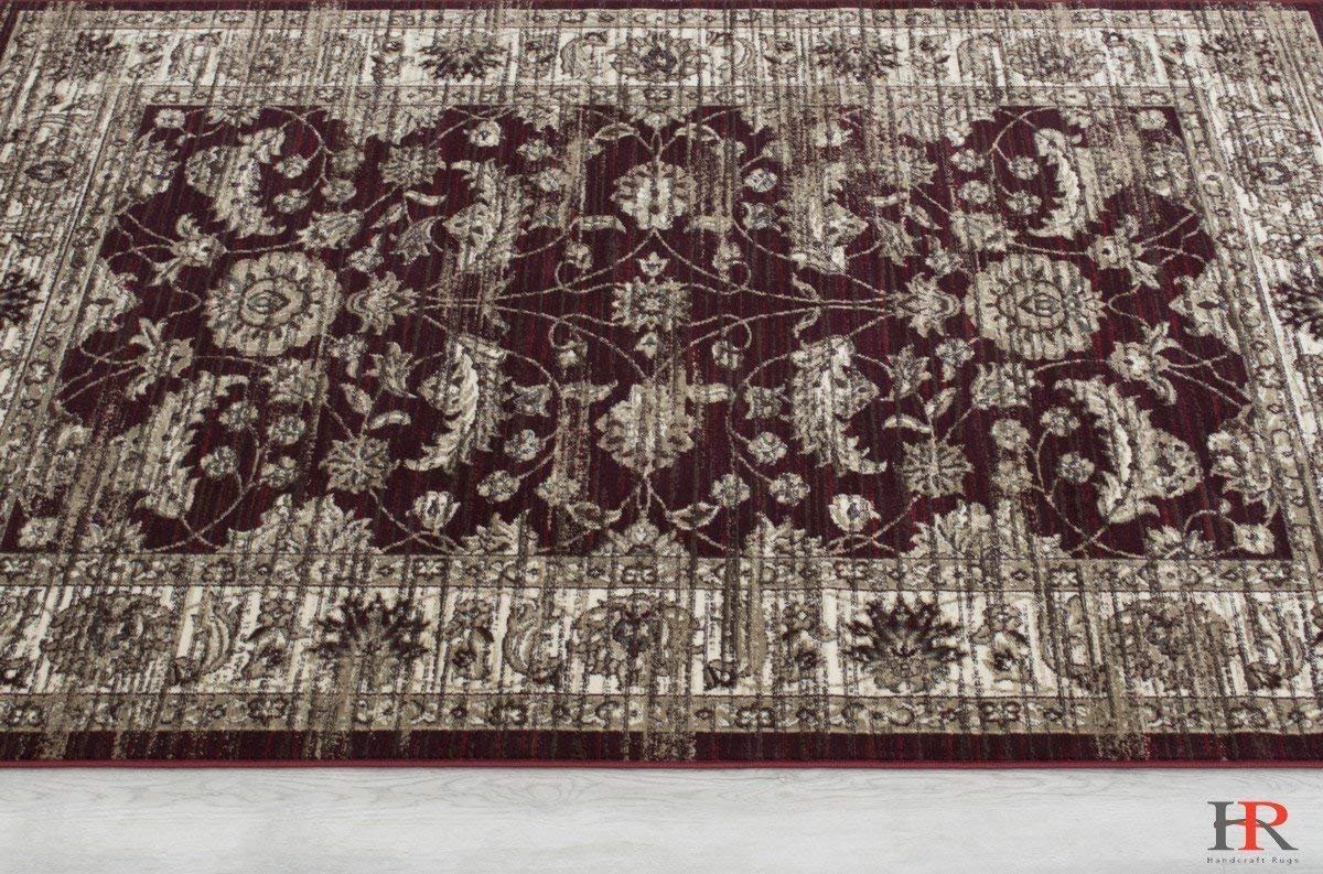 Ziegler Pattern Distressed Rug #91