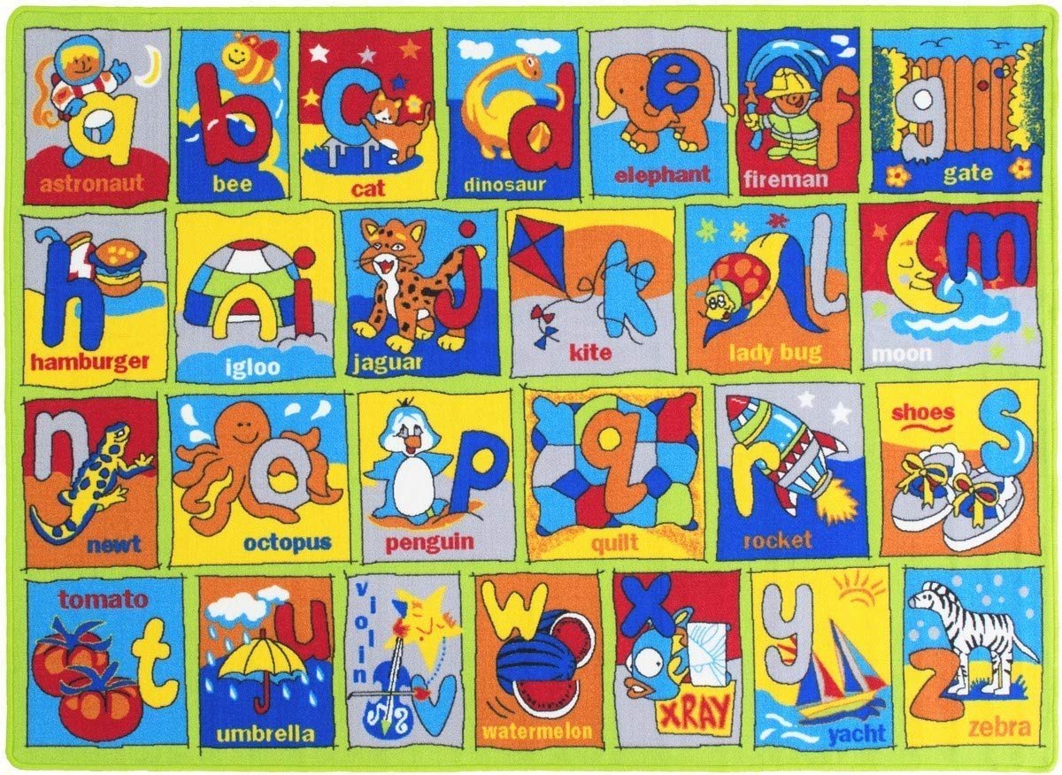 ABC Alphabet Kids Educational Non-Slip Rug