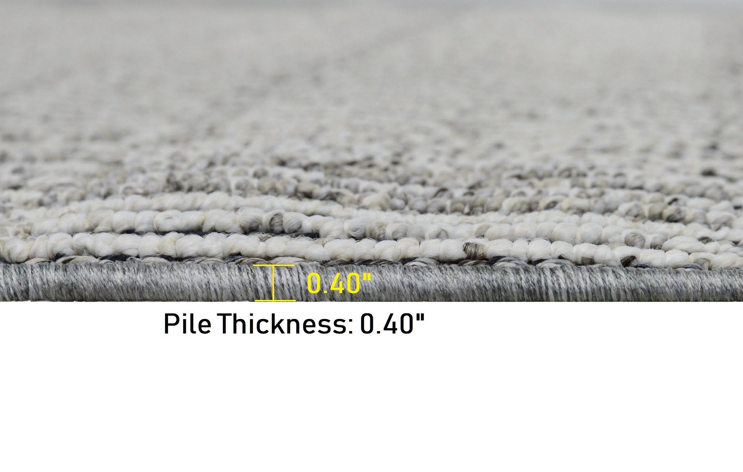 HR Indoor Outdoor Area Rugs 8x10 Moroccan Trellis Pattern Gray Outdoor Carpet-Lasts Long Under Sunlight-Grey Ivory