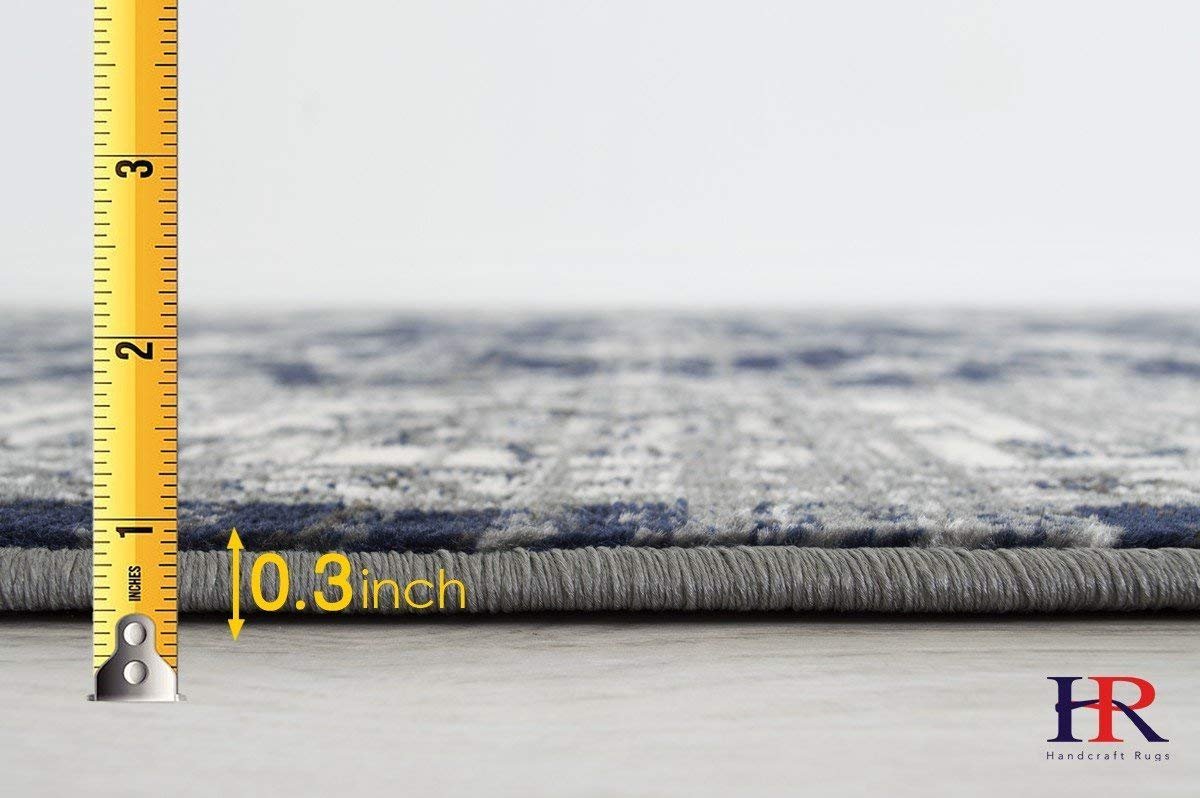 Ziegler Pattern Distressed Rug #91