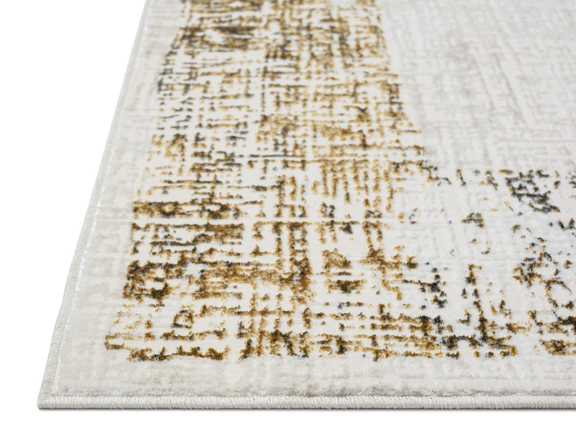 HR Super Soft Polyester Abstract Area Rug Bordered # 454