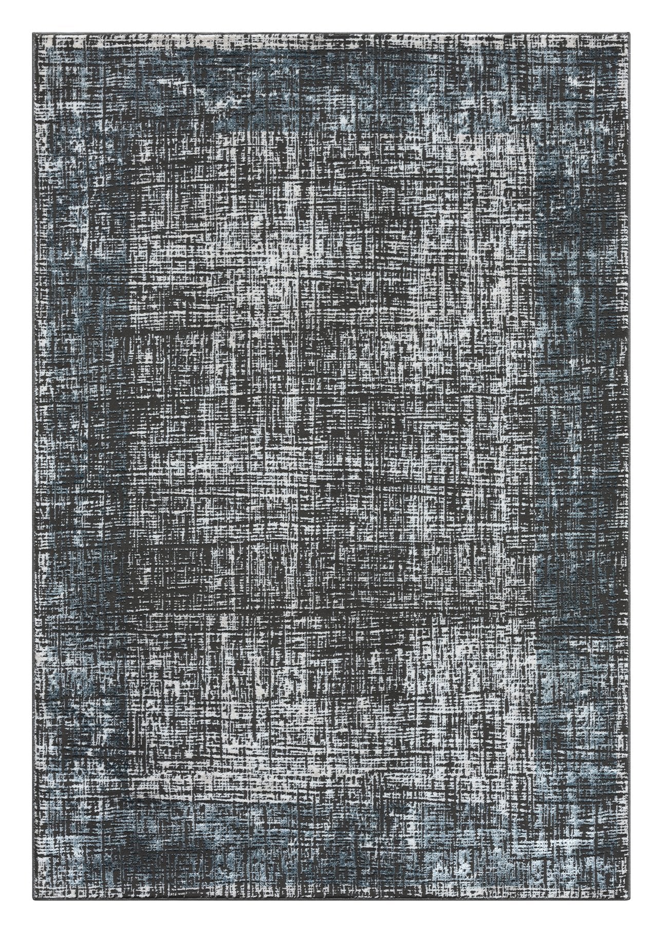 HR Super Soft Polyester Abstract Area Rug Bordered # 454