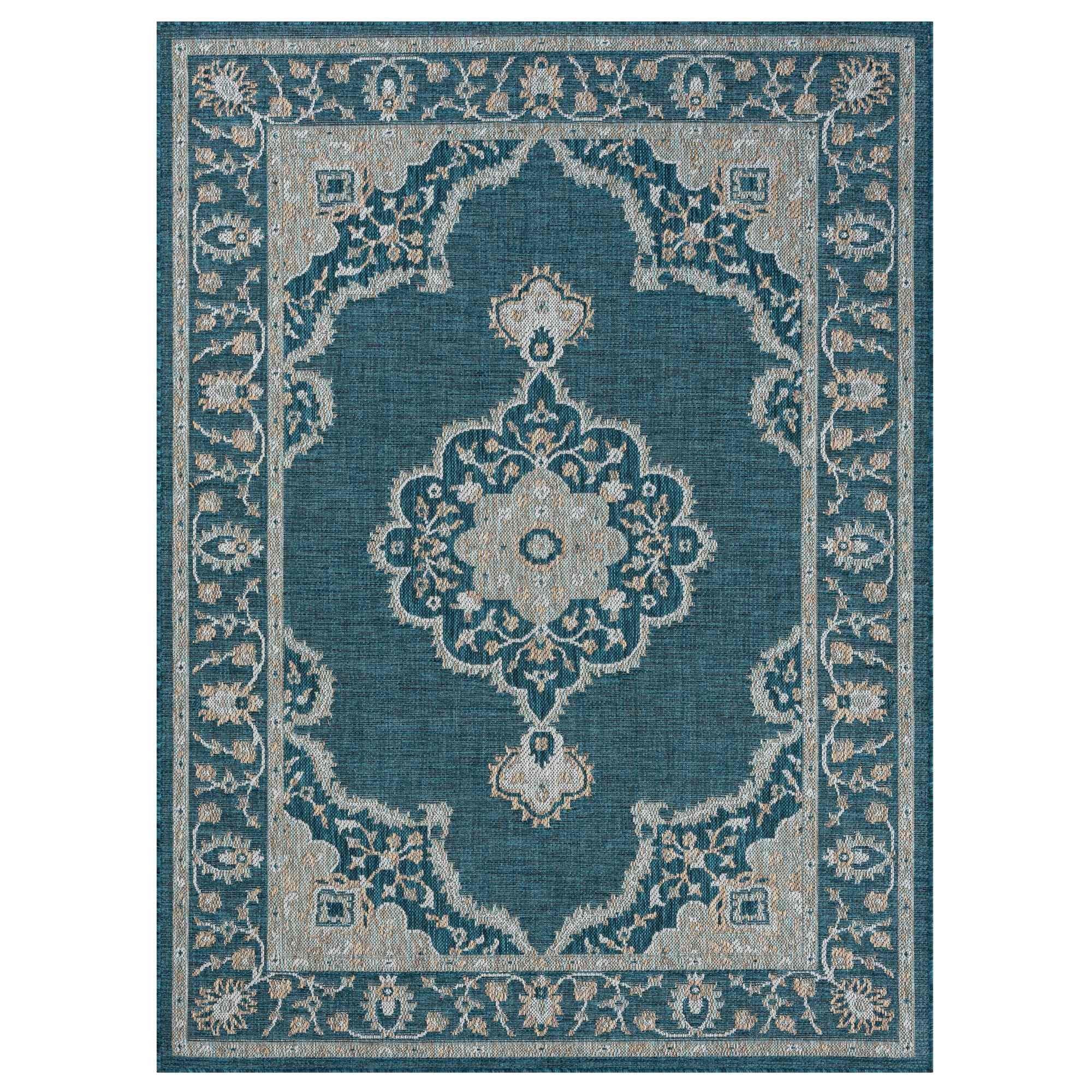 Bohemian Outdoor Rug – Waterproof and Fade-Resistant – 5x7 & 8x10 Sizes
