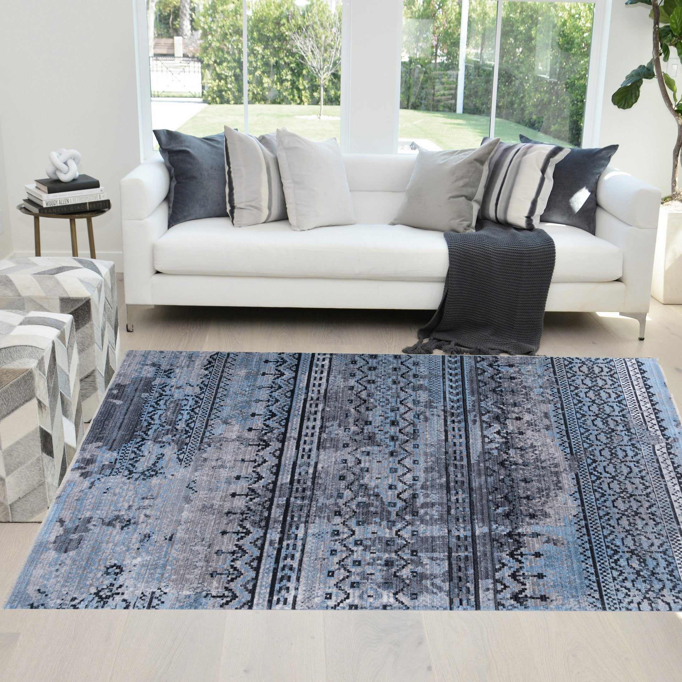 Boho Rugs Abstract, Ultra-Soft, Shed Free Stain Resistant Easy Clean 71