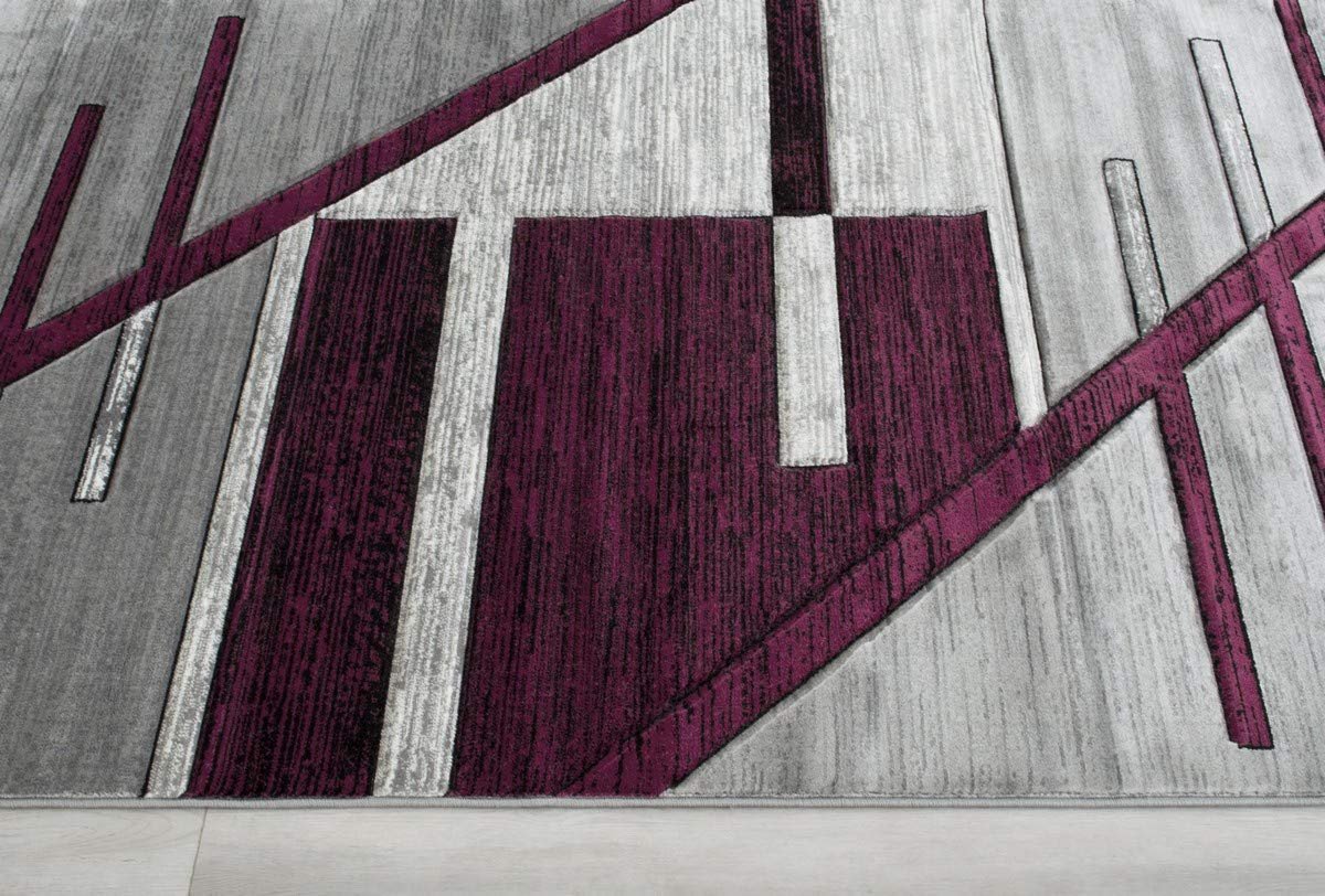 Monochromatic Rug/Linier Design Hand Carved 11