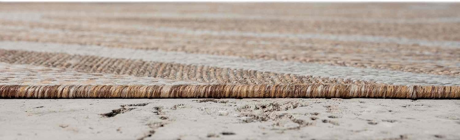 Ocean Pattern Outdoor Rug – Waterproof, Fade-Resistant – 5x7 & 8x10 Sizes