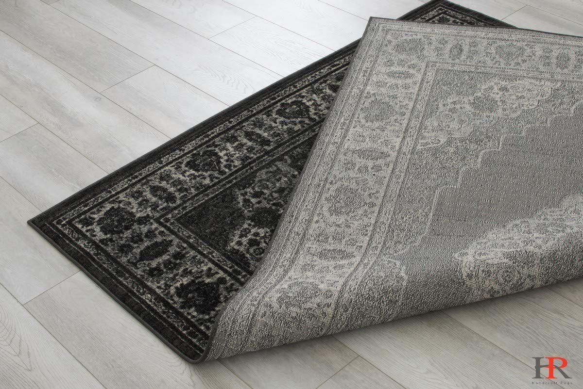 Floral Pattern Distressed Rug #94